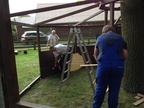 2014 09 23 Pavillon fuer Backtag aufbauen 011